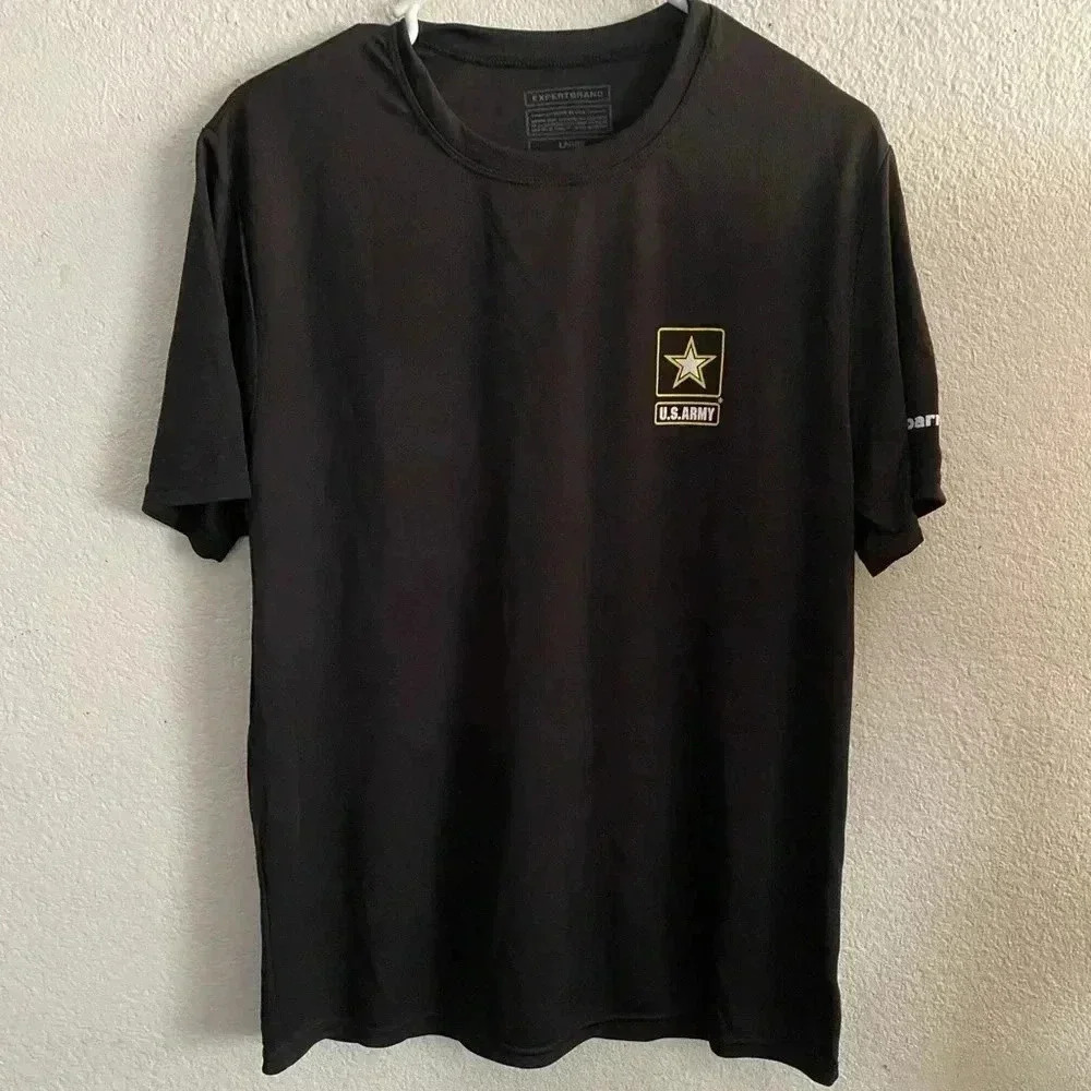 💥Army Micro Fiber Black Tee L